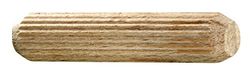 HSI tasselli, scanalato legno di faggio, 8 x 40 mm, 100 pezzi, 978433.0
