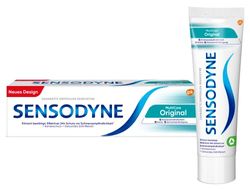 Sensodyne MultiCare Original Dentifrice quotidien au fluorure pour les dents sensibles à la douleur 75 ml