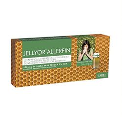 Complemento Alimenticio Jellyor Allerfin - 20 Viales Monodosis - Contribuye a Reforzar las Vías Respiratorias - Aporta Alto Contenido de Vitamina C y Jalea Real - Eladiet