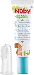 Nûby Citroganix - Gel Nettoyant Gencives et Dents Avec Doigt Massant – 20 g - 4 Mois +