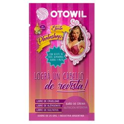 OTOWIL Otowil Efecto Photoshop 25 grs. Tratamiento de nutrición intensiva, repara el cabello de procesos químicos como tintes y calor de plancha o secador 24.7 g