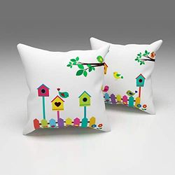 Eren Home Cuscino, Multicolore, 43x43cm