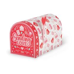 Legami Caja de regalo Love Mailbox, caja de regalo de papel con certificado FSC, diseño de Love Letters, extragrande, 12,1 x 13,3 x 22,2 cm