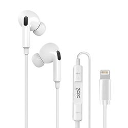 Cool Stereo Hoofdtelefoon met Micro voor iPhone - Rubber in Ear (Lightning Bluetooth)