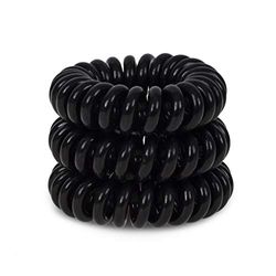 Black Magic SpiraBobble | Fasce per capelli da donna - Set di 9 elastici per capelli | Cravatta per capelli durevole | Anello a spirale per coda di cavallo