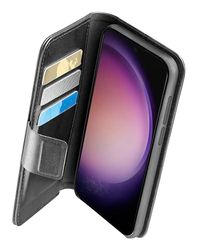 cellularline - Book Agenda - Galaxy S24 Ultra - Eleganza e funzionalità in un’unica soluzione - con tecnologia antibatterica Microban integrata - Nero