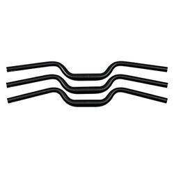 ERGOTEC Lenkerbügel-2153058510 Barra de Manillar, Unisex Adulto, Negro Mate, Talla única