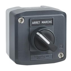 Schneider Electric Harmony XALD Station de Commande Charbon de Bois avec Interrupteur, Diamètre 22
