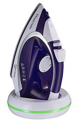 Russell Hobbs Strijkijzer [Snoerloos Met Basisstation] Supreme Steam Snoerloos (2400W, 135 g/min Extra Stoomstoot, 300 ml, Keramische Strijkzool, max. 25 sec Strijktijd) Stoomstrijkijzer 23300-5