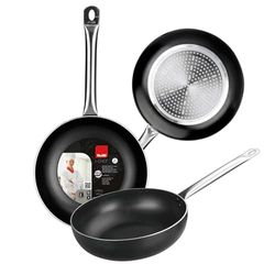 IBILI - Sarten honda i-chef, 28 cms, alumínio, anti-aderente, adequado para indução