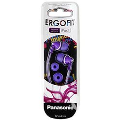 Panasonic RP-HJE125-A In-Ear Hoofdtelefoon - Drie Paar Paspoorten, 10-24.000Hz, 1.1m Kabel, Blauw