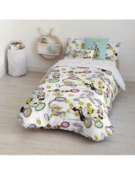 BELUM | Housse de couette Looney Tunes | Housse de couette Looney Tenis | Housse de couette avec boutons | Housse de couette 100% coton | Housse de couette (lit de 80 (140 x 200 cm)