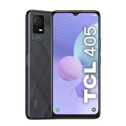 TCL 405 - Smartphone 4G 32GB, 2GB RAM, Display 6.6" HD+, Android 12 Go Edition, Dual Camera da 13 Mp, Batteria 5000 mAh, Dual Sim Dark Grey [Italia]