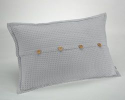 Funda de cojín Banús color perla. 50x75 cm. Tejido jacquard