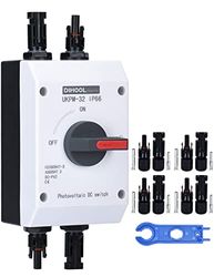 DC Disconnector Stroomonderbreker IP65 Waterdichte 32a 1200V PV Combiner Box Voor Zonnestelsel Zonnepaneel Systeem Zonnepanelen