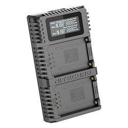 Nitecore FX2 Pro Dubbele Cargador voor Fujifilm NP T125 Negro
