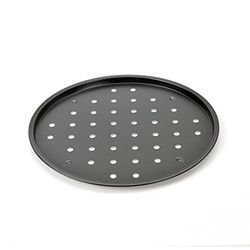 ORIGINAL KAISER Delicious Bandeja redonda de 32 cm para pizza com perfurações anti-aderente, preto