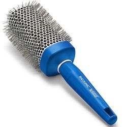 Bio Ionic BlueWave Round Brush X-Large,NanoIonic Conditioning Brush,Crimped bristles for added tension, Soft Touch, Easy Grip Handle