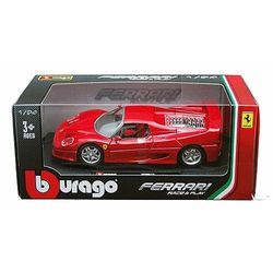 Bburago-Ferrari F50 1:24 Veicolo Giocattolo Die Cast, Colore Rosso, 18-26010