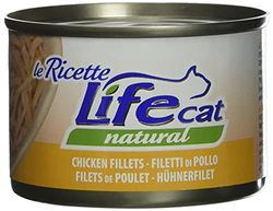 Life Cat 102361 Lattina Le Ricette con Pollo, 150 Grammi