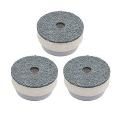 MASTERCLASS Sink Management Spugne per la Pulizia di Ricambio per Sapone e scovolino (MCSOAPDBRUSH), Bianco/Grigio, 6 x 4 cm