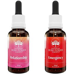 Australian Bush Flower Essences Relationship 30ml & Emergency 30ml