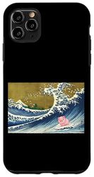 Retro Vintage Surfing A Great Wave Cute Show Pig Lover Coque pour iPhone 11 Pro Max