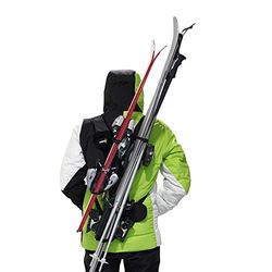 Wantalis SKIBKDOUBLE Housse à Ski Mixte Adulte, Noir Adulte Double