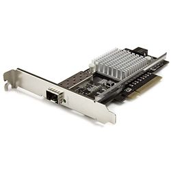 StarTech PEX10000SFPI - Tarjeta de Red PCI Express con Ranura SFP+ Abierta (Chipset Intel, multimodo y monomodo, Ethernet PCIE de 10G) Color Negro