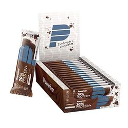 Powerbar 30 Percent Protein Plus Chocolate 15 x 55 g - High Protein Bar + Whey and Casein Protein