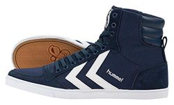 hummel unisex vuxen smal stad hög låg topp, Blå klänning blå vit Kh - 47 EU