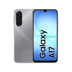Samsung Galaxy A17 4G, AI Smartphone, Slim 7.5mm Frame, Large Screen Unlocked Phone, 50MP Camera, 128GB Storage, 4GB Memory, 5000 mAh Battery, Grey, 3 Year Extended Warranty (UK Version)