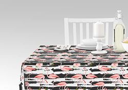 Doge Milano Nappe avec impression numérique, 100% Made in Italy Nappe antidérapante pour salle à manger, lavable et antitache, modèle Fantasy, 140x140 cm