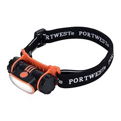 Portwest PA70 USB oplaadbare LED Hoofdlamp, Zwart