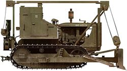 Miniart - u.s. armoured bulldozer