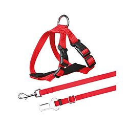 Trixie Car Harness For Cats, 20-50 cm/15 mm, Red