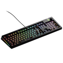 Glorious Gaming GMMK 3 PRO Barebones kit tastiera personalizzabile, guarnizioni e scocca in alluminio modulari, 100% hot swap, schiuma smorzante, piastra switch alluminio, ANSI/USA - Nero