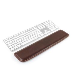 Londo Tapis de Clavier en Cuir Véritable - Support Ergonomique Premium pour une Frappe Confortable au Travail et à la Maison