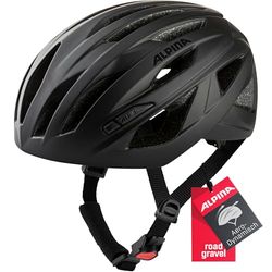 ALPINA Unisex - Volwassenen, PATH Fietshelm, black matt, 51-56 cm