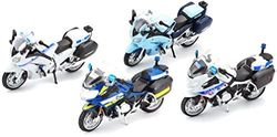 Maisto 39056 – BMW polismotorcyklar, 12-pack 1:18