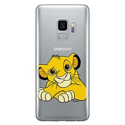 ERT GROUP mobiltelefonfodral för Samsung S9 originalt och officiellt licensierat Disney mönster Simba & Friends 009 optimalt anpassad till formen på mobiltelefonen, gedeeltelijk transparant