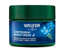 Weleda Contouring Night Face Cream with Blue Gentian & Edelweiss, Moisturising Cream, Natural Collagen+ Active Complex, Reduces Wrinkles, Vegan, 40ml