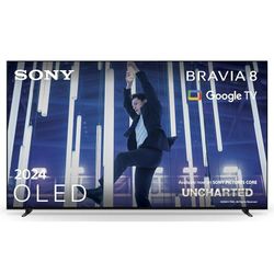 Sony BRAVIA 8 OLED 65 Pollici 4K HDR Google Smart TV (2024) | Gaming Menu per PlayStation 5, IMAX Enhanced, Dolby Vision Atmos, Chromecast, AirPlay, 120Hz 65XR80