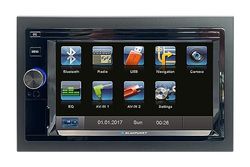 Blaupunkt Santa Cruz 370 Duplo DIN CD/MP3 de rádio de carro com ecrã tátil/Bluetooth/USB/SD/iPod