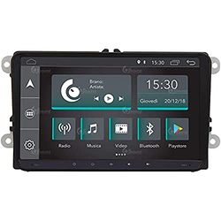 Autoradio Custom Fit per Volkswagen Android GPS Bluetooth WiFi Dab USB Full HD Touchscreen Display 9"