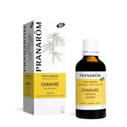 Pranarôm - Olio vegetale di canapa Bio (Eco) naturale nutriente 50 ml