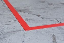Accuform Tough-Mark™ - Tiras para marcar el suelo (7,5 x 120 cm), color azul