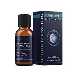 Mystic Moments camomilla olio essenziale blu tedesco-50ml-100% puro, 50 ml