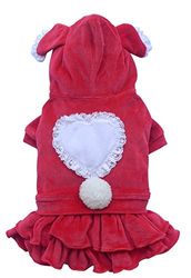 Doggy Dolly DRF006 hondenjurk Bunny, rood, maat: XXS