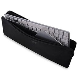 Adore June Housse Keeb Combine Compatible avec Apple Magic Keyboard 2015-2022 et Apple Magic Trackpad 2015-2022, Pochette Clavier de Haute qualité en matériau Robuste, Noir